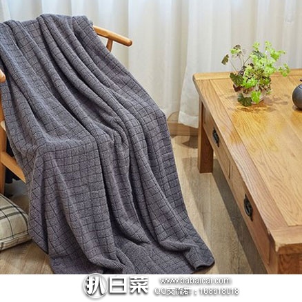 网易严选：MUJI制造商出品，色织精梳AB纱格纹空调被 3色 秒杀价￥149包邮