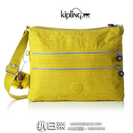 英国亚马逊：Kipling 吉普林  Alvar 女款 斜挎包 现价£18.45，直邮退税后£15.38