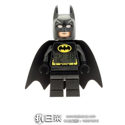 亚马逊海外购：销量第一，LEGO 乐高 9005718 蝙蝠侠闹钟 特价￥138.74，凑单直邮免运，含税到手仅￥155