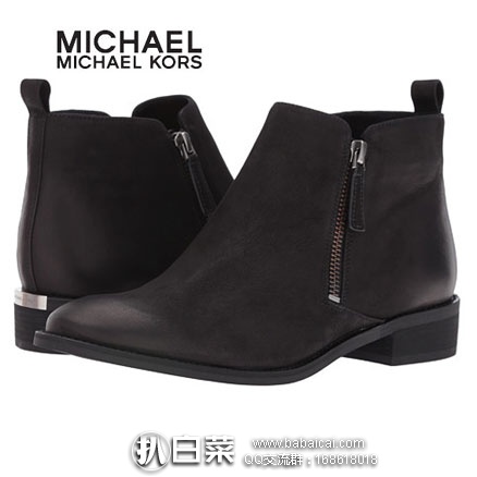 6PM:Michael Kors 女士真皮短靴 原价9,现降至4折.99