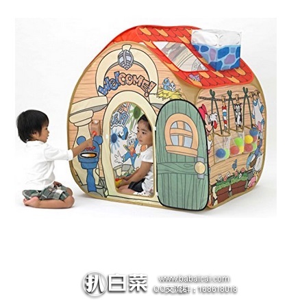 日本亚马逊：小朋友专用迪斯尼小屋游戏帐篷  特价6572日元（约￥395元）