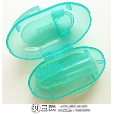 iHerb：Summer Infant 指套牙刷 附带便携盒 特价$2.59，凑单直邮免运费，到手￥18，还可叠加满$50-7优惠码+返5%积分