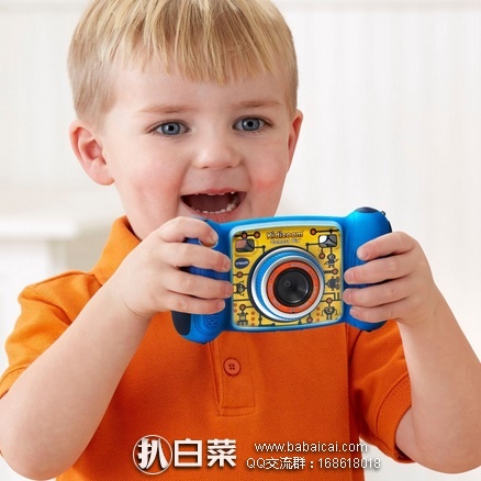 亚马逊海外购：VTech 伟易达 Kidizoom 3倍聚焦儿童数码相机 可连电脑 特价￥208.54，直邮免运费，含税到手约￥233