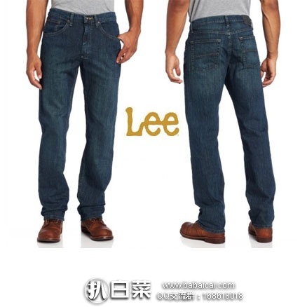 亚马逊海外购：LEE 李牌 男士 经典款直脚牛仔裤  降至￥201.62