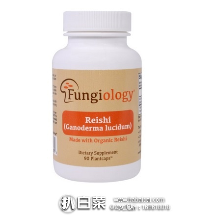 iHerb：有机认证全频谱灵芝蘑菇素食胶囊90粒 现$11.99，2盒直邮包邮包税到手￥83/盒