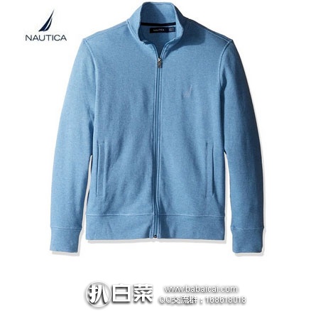 亚马逊海外购：Nautica 诺帝卡 男士纯棉休闲立领夹克  原价$89.4，现降至￥151.89
