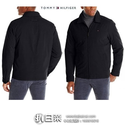 Amazon：Tommy Hilfiger 汤米希尔费格 男士 防风夹克 原价$160，现特价$37.99 ，到手￥320