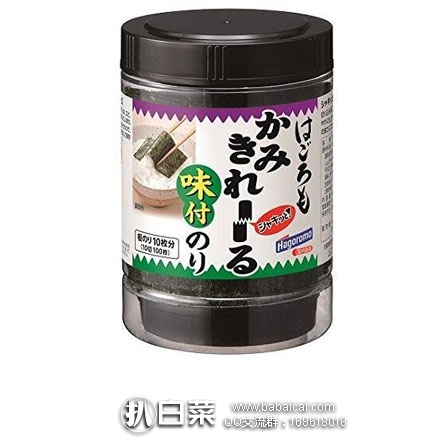 日本亚马逊:Hagoromo 即食海苔片紫菜片儿童零食下饭切片海苔100枚 特价486日元(约¥30)