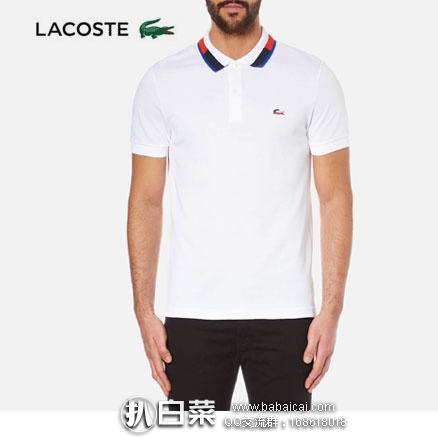 COGGLES官网:Lacoste 法国鳄鱼 男士 纯棉短袖POLO衫 额外9折后£45,凑单免费直邮到手新低¥386