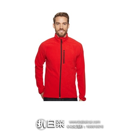 6pm：adidas阿迪达斯 Outdoor Reachout Fleece男士抓绒衣 原价$69，现$2.8折$19.32，到手约￥200 便宜，三色