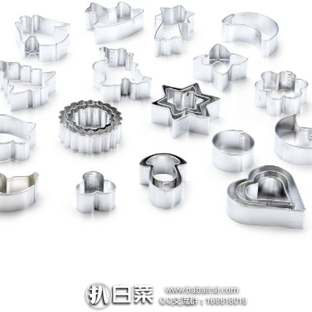 亚马逊海外购:WMF旗下品牌德国凯撒 Kaiser 25件饼干模具 降至¥72.31元