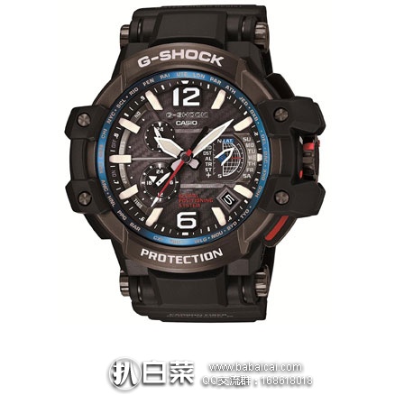 日本亚马逊：CASIO卡西欧 GPW-1000-1AJF GPS混合电波太阳能手表 降至68719日元（约￥4259，另返2266个积分）