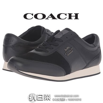 6PM:COACH 蔻驰 Raylen 女士 真皮休闲鞋 原价$135,现特价$49.99