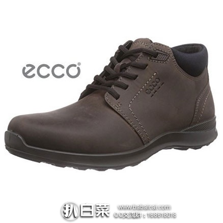 ECCO 爱步 男士 Hayes Mid Chukka Boot 真皮系带短靴 原价$170，现降至$72.27