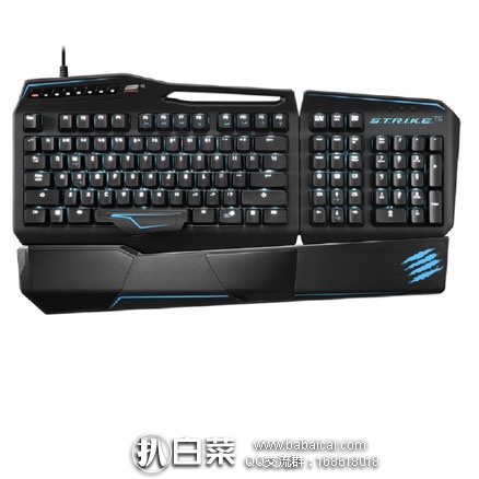 MAD CATZ 美加狮 S.T.R.I.K.E.TE 电竞系列机械键盘 茶轴 特价$69.99
