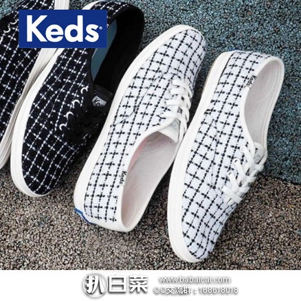 6PM：Keds 女士休闲帆布鞋  特价$24.99，到手￥245