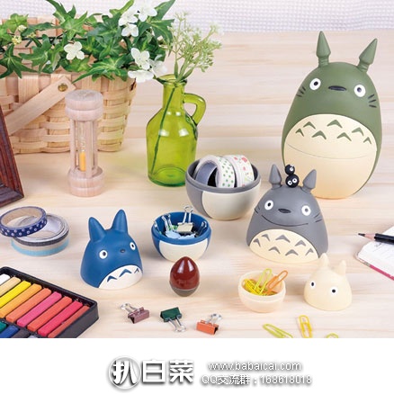 日本亚马逊:创意家居 ensky 龙猫套娃收纳盒 6件套 新低价3400日元(约¥205元)