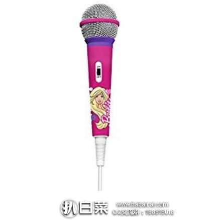 亚马逊海外购：美泰 芭比 BR924 动态声乐麦克风 历史低价￥36.17，可凑单直邮免邮免税！