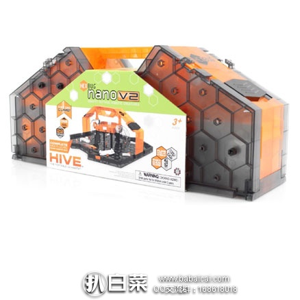 亚马逊海外购:TOTY玩具奥斯卡年度特别玩具奖 HEXBUG 赫宝 电动玩具 攀援纳诺虫系列-城堡乐园套装 降至¥108.42