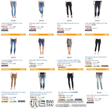 亚马逊海外购：Lucky Brand 等品牌 男女款牛仔服饰专场，低至5折！
