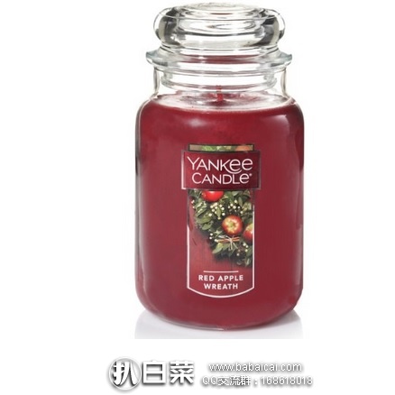 亚马逊海外购：Yankee Candle 扬基香薰无烟蜡烛 大瓶装 623g 特价￥117.59，凑单直邮免运费，含税到手约￥132