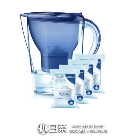 亚马逊中国：Brita 碧然德 大号 XL 3.5升 滤水壶 +四芯 特价￥251.3包邮