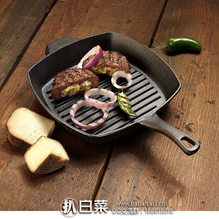 亚马逊海外购：Calphalon 卡福莱 硬质阳极平底不粘煎锅 10英寸 降至￥138.74