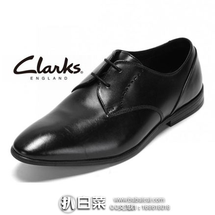 亚马逊海外购：Clarks 其乐 Bampton Lace Derby 男士 得比 真皮正装鞋 降至￥271.42，免费直邮，含税到手￥304