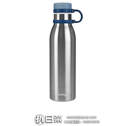 亚马逊海外购:Contigo Matterhorn Water Bottle 真空不锈钢运动杯 600ml 降至¥96.83,凑单免费直邮到手¥108