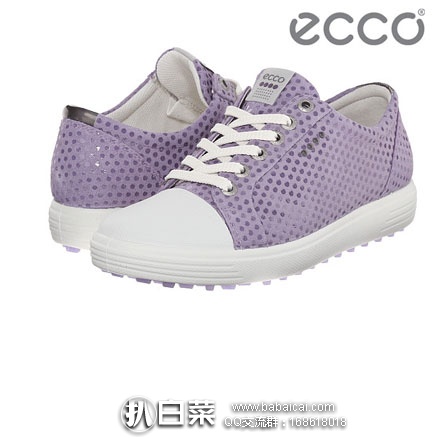 6PM：ECCO 爱步 女士  Golf Casual Hybrid 真皮高尔夫休闲鞋 原价$160，现降至新低$71.99
