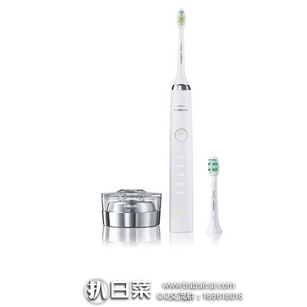 亚马逊海外购：Philips 飞利浦 旗舰HX9302/11钻石声波电动牙刷 含两只刷头 特价￥748.06，直邮免运费，含税到手约￥837