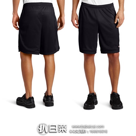 亚马逊海外购：Champion 冠军牌 男士网眼运动短裤  2色可选，降至￥69.34