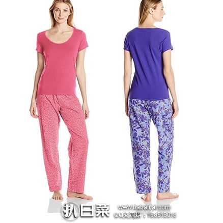 Amazon：Calvin Klein 超赞棉+莱卡女士睡衣套装 家居服 现$15.76，到手约￥140