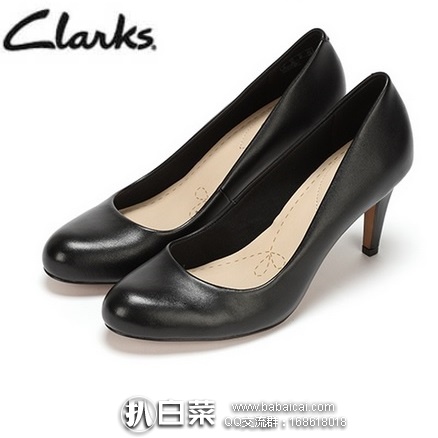 亚马逊海外购：Clarks 其乐 女士真皮高跟单鞋 特价￥210.69，直邮免运费，含税到手仅￥236