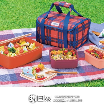日本亚马逊:THERMOS 膳魔师 DJF-4002 RC 保温便当盒(带手拎包) 会员专享1745日元(约¥106)