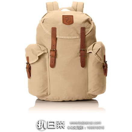 亚马逊海外购：jallraven 北极狐 Ovik 15L复古双肩包 砂砾色  降至￥541.98元