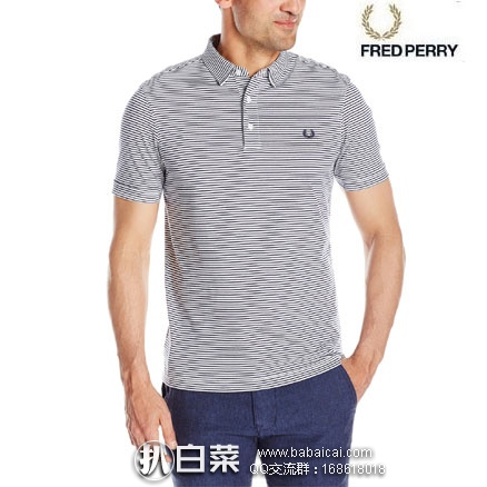 亚马逊海外购：Fred Perry 弗莱德·派瑞 男士 纯棉Polo衫  降至￥297.97