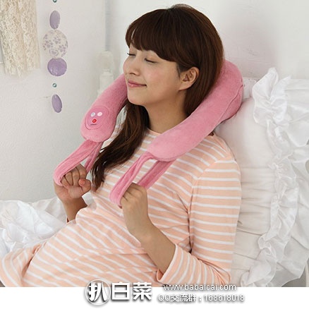 日本亚马逊：OMRON 欧姆龙 颈椎按摩器 HM-141-PK 粉色 折后特价4066日元（约￥247元）