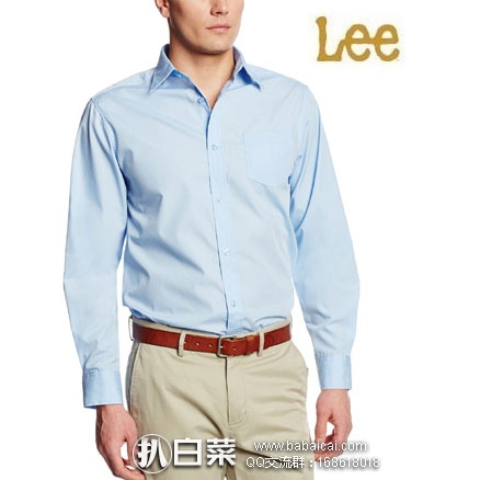 亚马逊海外购：LEE 李牌 男士长袖衬衫  凑单免费直邮到手￥101