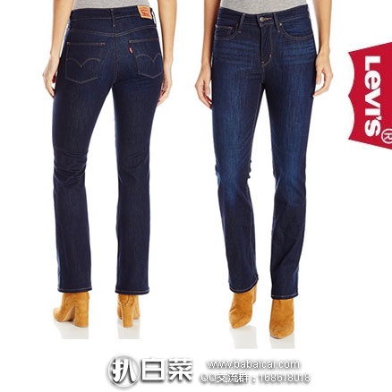 Levi’s 李维斯 Slimming Bootcut Jean 女士 修身牛仔裤  原价$54.5，现特价$19.99