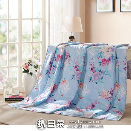 LOVO罗莱家纺官网：LOVO 云蕊防螨夏被 1.5-1.8米床  特价￥99包邮