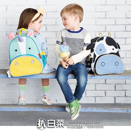 亚马逊中国：Skip Hop 可爱动物园小童背包  特价至￥99，凑单折后约￥94包邮