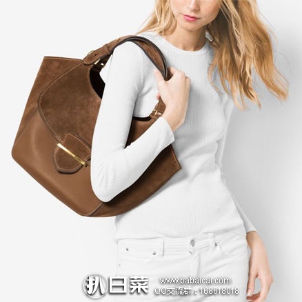 Spring：Michael Kors 女士 真皮经典饺子包  降至$372，到手￥2560