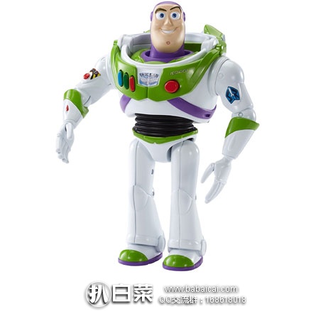 亚马逊海外购：Mattel 美泰 玩具总动员 巴斯光年发声玩具 降至￥75.27，凑单免费直邮到手￥84.23