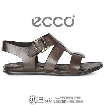 6PM：ECCO 爱步 触感 女士休闲凉鞋 原价$110，降至4.1折$44.99