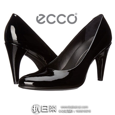 6PM：ECCO 爱步 Shape 75 Sleek Pump 女士高跟单鞋 原价$150，降至4折$60