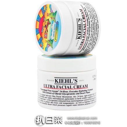 日本亚马逊:Kiehls 科颜氏角鲨烷高保湿面霜 50ml 特价3400日元(约¥205元)