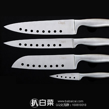 亚马逊海外购：Ozeri 刀具5件套 配磨刀机 售价￥90.79 ，凑单免邮到手￥102
