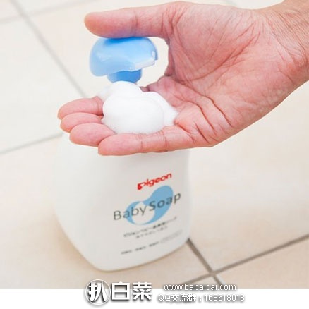 亚马逊海外购：Pigeon贝亲 婴儿弱酸性沐浴露 花香泡沫型 500ml 现售价￥43.82，凑单免费直邮，含税到手￥49