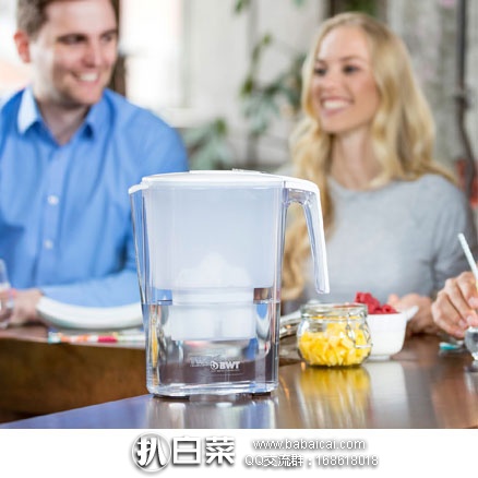 天猫商城：BWT 倍世 Slim系列 滤水壶 2色 3.6L 一壶一芯  现价￥299，领取￥200元优惠券，实付￥99包邮